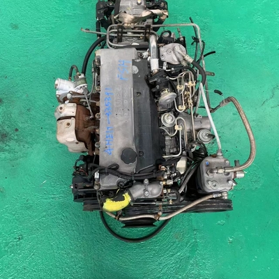 OEM ODM Isuzu 4HE1T เครื่องยนต์ดีเซลมือสอง Assy สําหรับรถบัส NPR รถบรรทุกอะไหล่รถยนต์